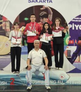 Sakarya’da düzenlenen 2025-2026 Okul Sporları Wushu Türkiye Birinciliği Şampiyonası’nda Aksaraylı
