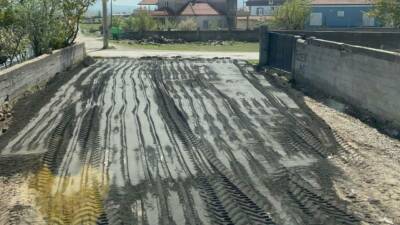 Aksaray’ın Demirci beldesinde altyapı ve ulaşım yatırımları kapsamında hazırlıklar hız