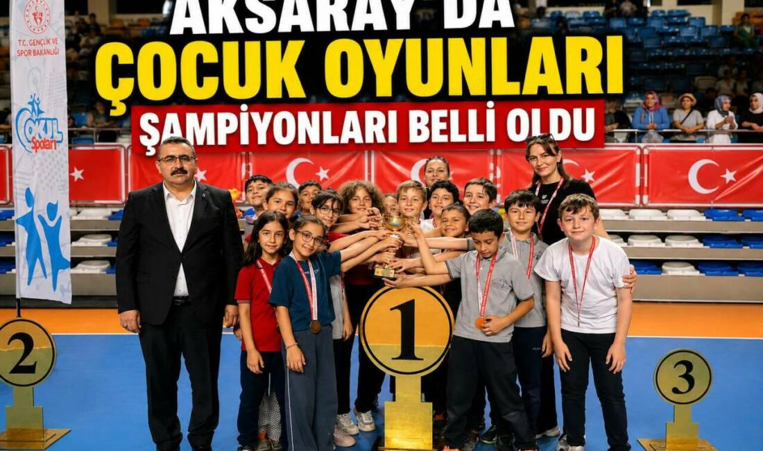 Aksaray’da 2025-2026 Eğitim Öğretim Yılı kapsamında düzenlenen Geleneksel Çocuk Oyunları