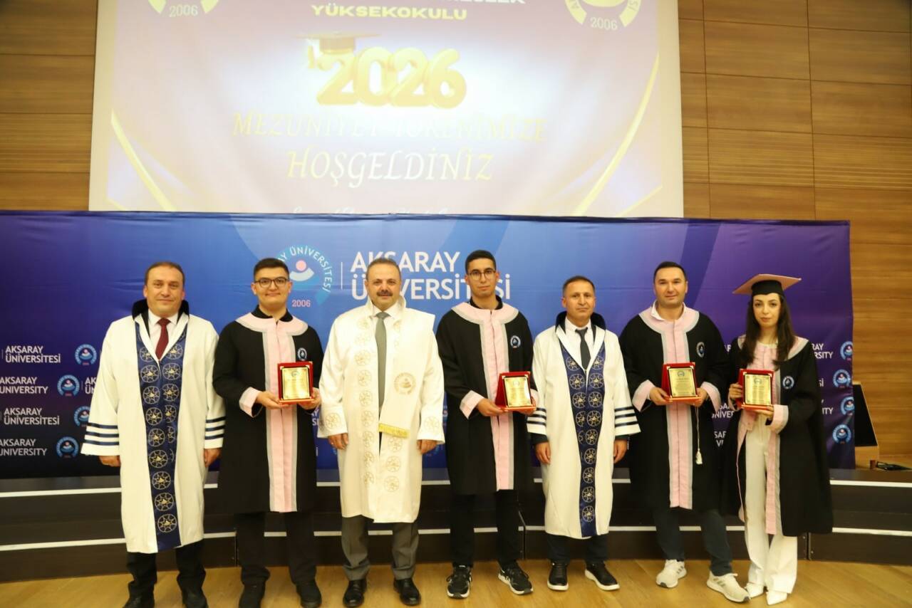 Aksaray Üniversitesi (ASÜ) Teknik Bilimler Meslek Yüksekokulu (MYO), düzenlenen mezuniyet