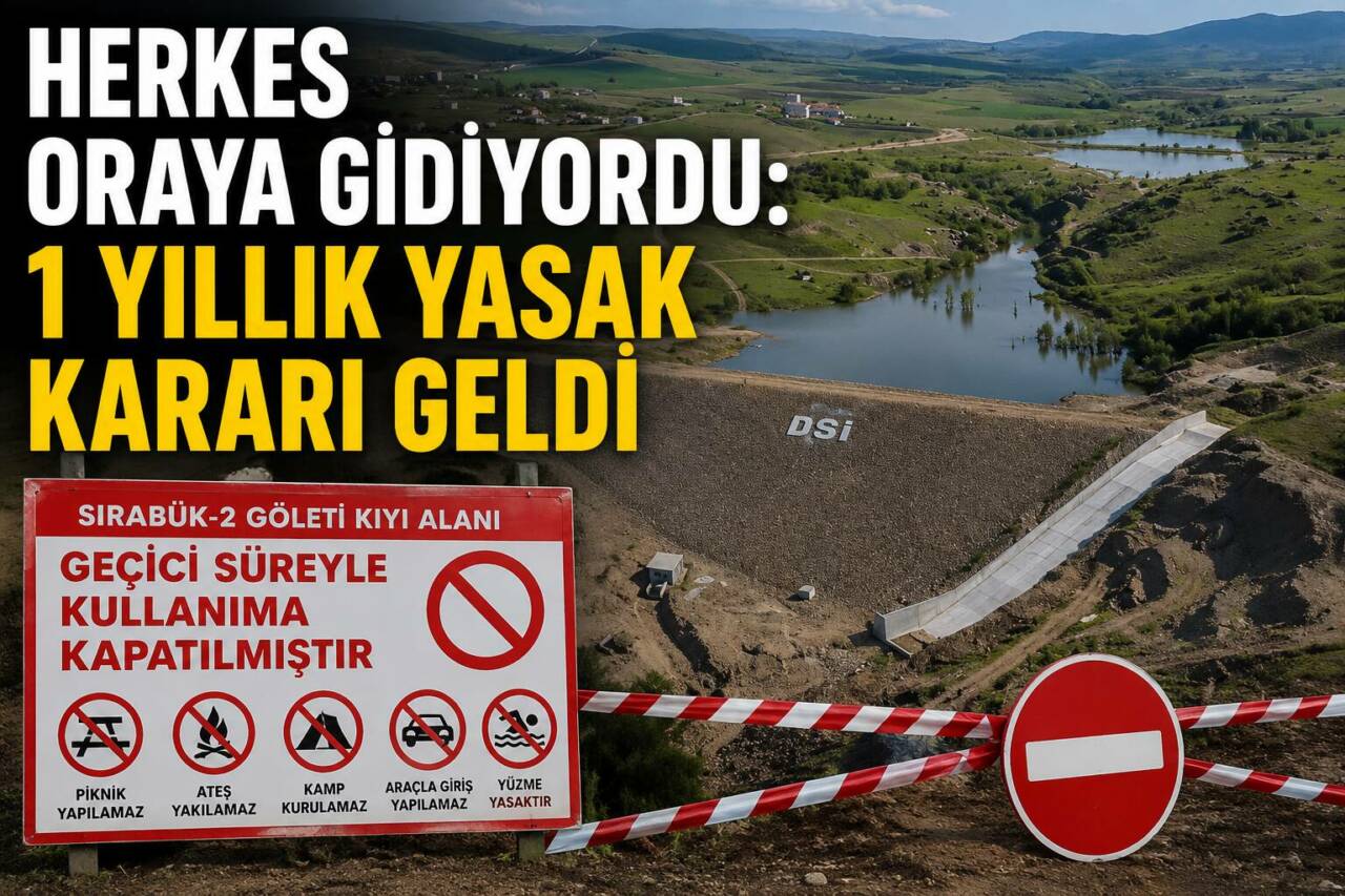 Sarıyahşi Kaymakamlığı, can güvenliği ve kamu düzeni gerekçesiyle Sırabük-2 Göleti