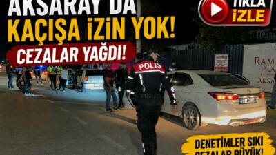 Aksaray’da 36 ekip ve 101 personelin katılımıyla gerçekleştirilen Huzurlu Sokaklar