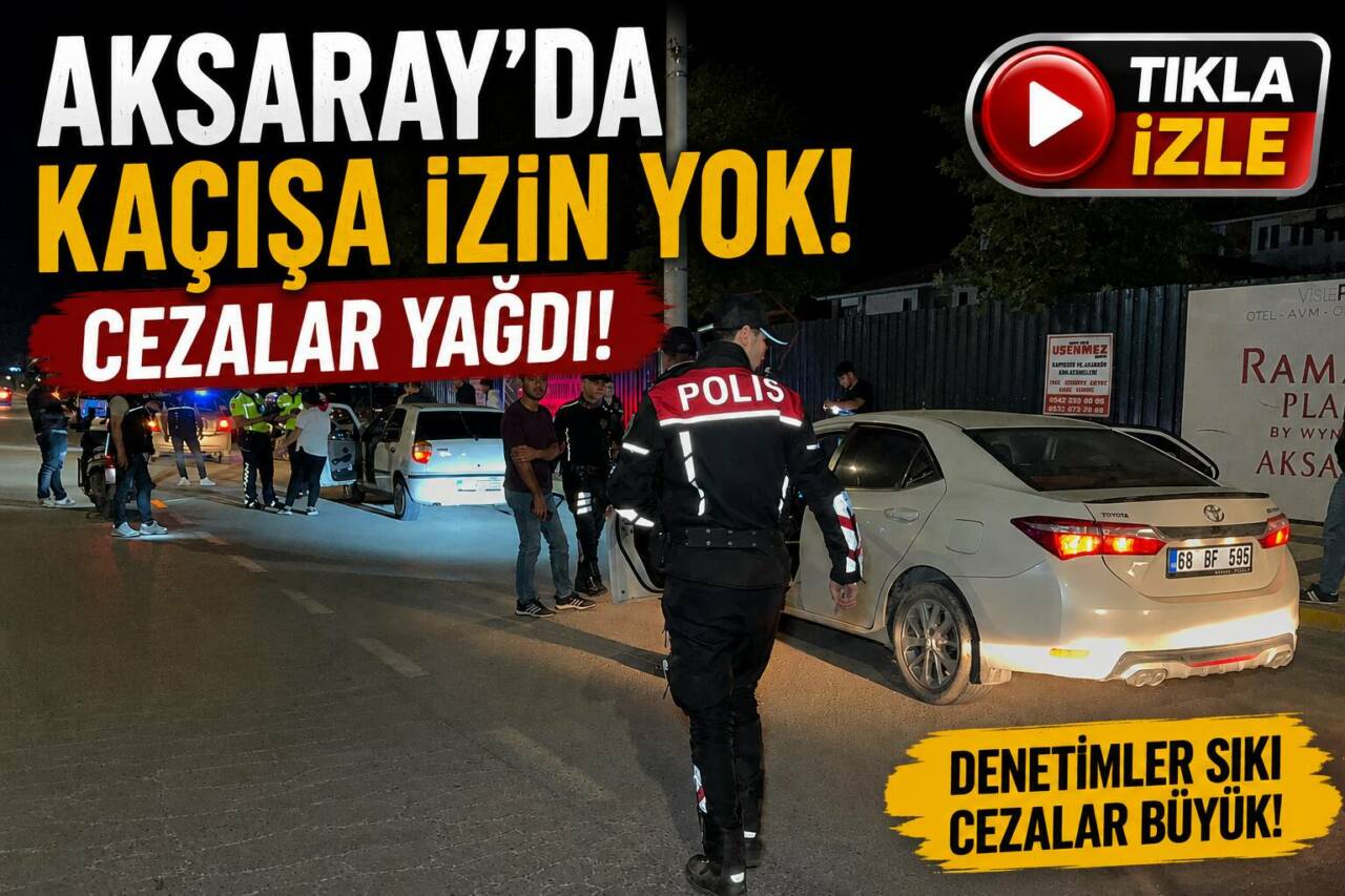 Aksaray’da 36 ekip ve 101 personelin katılımıyla gerçekleştirilen Huzurlu Sokaklar