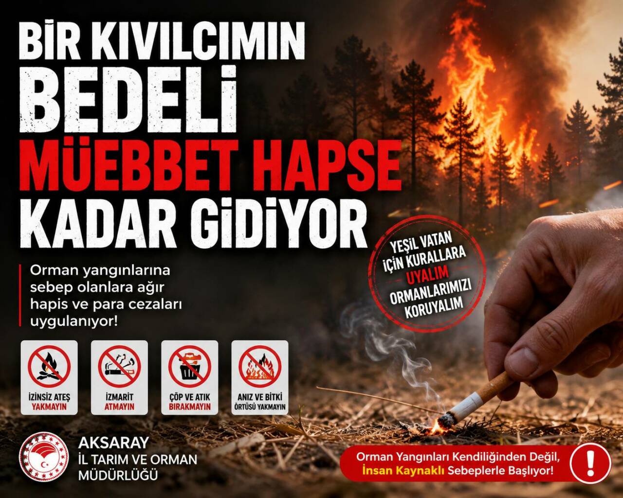 Aksaray İl Tarım ve Orman Müdürlüğü, orman yangınlarının büyük bölümünün