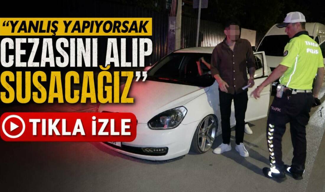 Yanlış yapıyorsak cezasını alıp susacağız Aksaray’da aracına yaptığı abartı ışıklandırmayla polis çevirmesine takılan sürücü, üslubuyla
