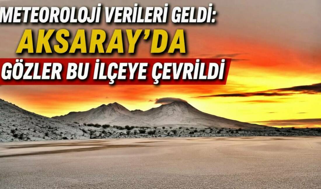 Konya Meteoroloji Bölge Müdürlüğü, Aksaray ve ilçeleri için yeni hava