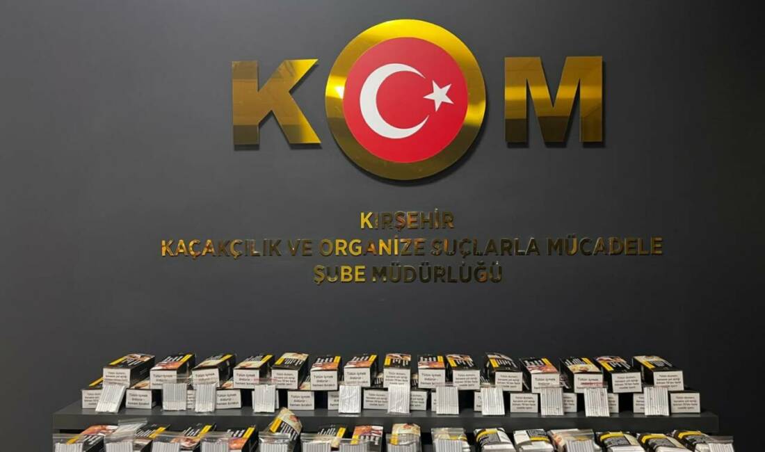 10 bin dolu makaron ele geçirildi Kırşehir'de 10 bin dolu makaron (filtreli sigara kağıdı) ele geçirildi,