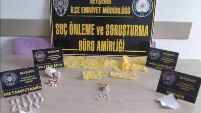 Konya'nın Beyşehir İlçesinde düzenlenen uyuşturucu operasyonunda 3 şüpheli yakalandı.