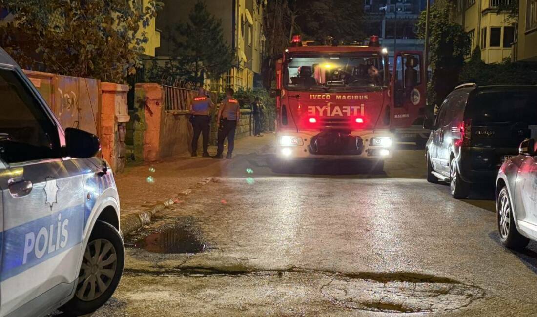 Kayseri'nin merkez Kocasinan ilçesinde bir evde çıkan yangında dumandan etkilenen