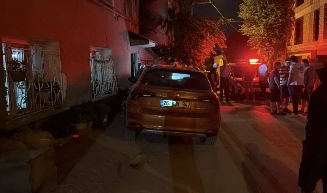 Eskişehir'in Tepebaşı ilçesinde dönüş yaptığı esnada kontrolden çıkan otomobil, park