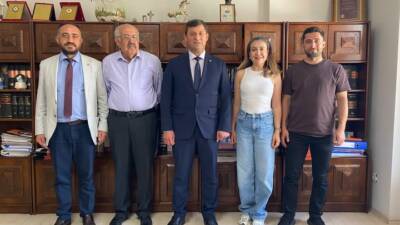 Baro Başkanı Av. Erçin Mevlüt Düzgün ve yönetimi, meslektaşlarını ziyaret