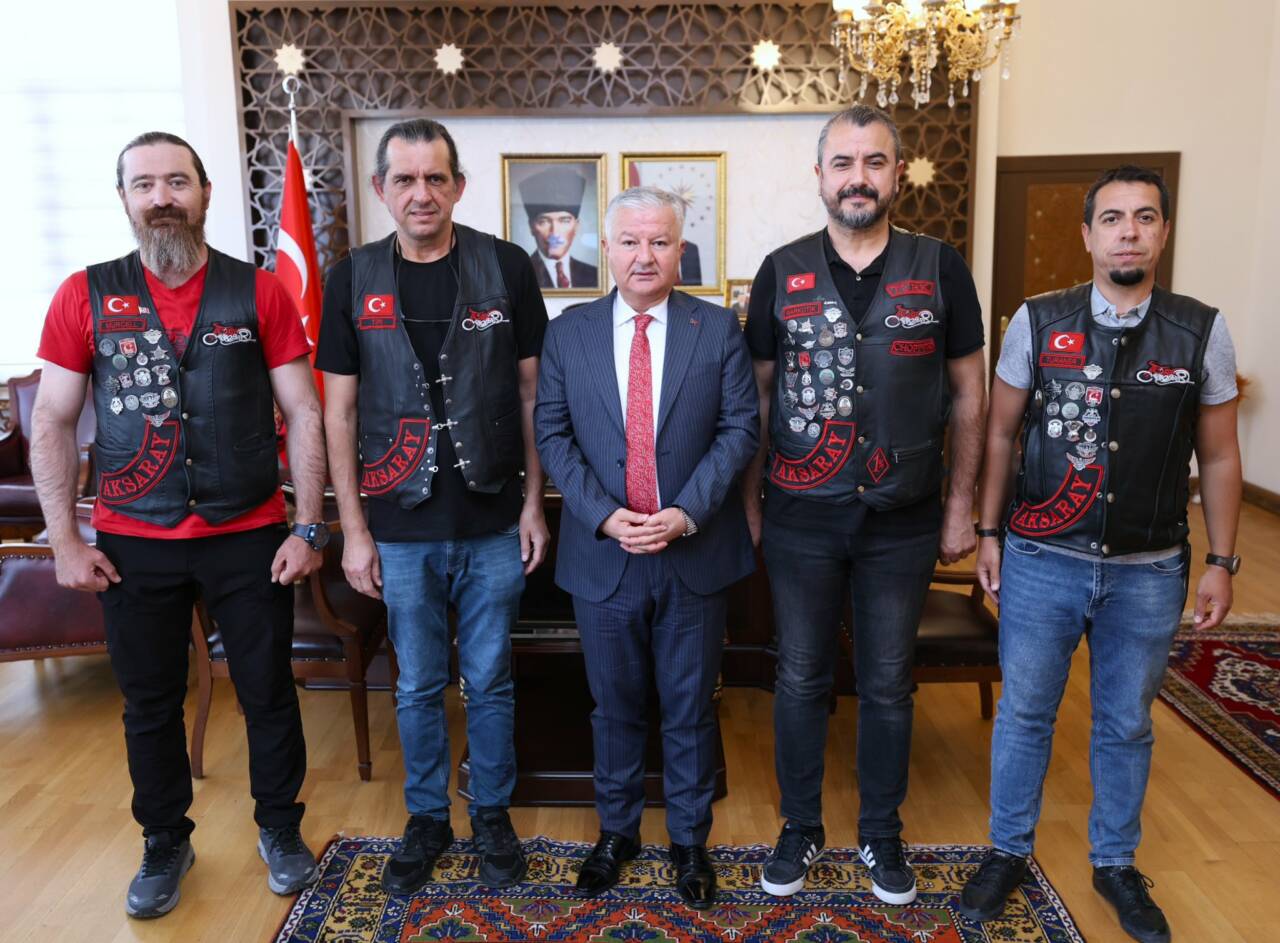 Aksaray Valisi Murat Duru, Türkchopper MC Türkiye Motosiklet Kulübü temsilcilerini