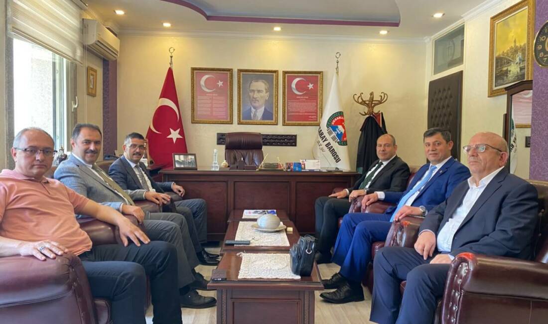 Cumhuriyet Başsavcı Vekili ve Adalet Komisyonu Başkanı, Aksaray Barosu’nu ziyaret