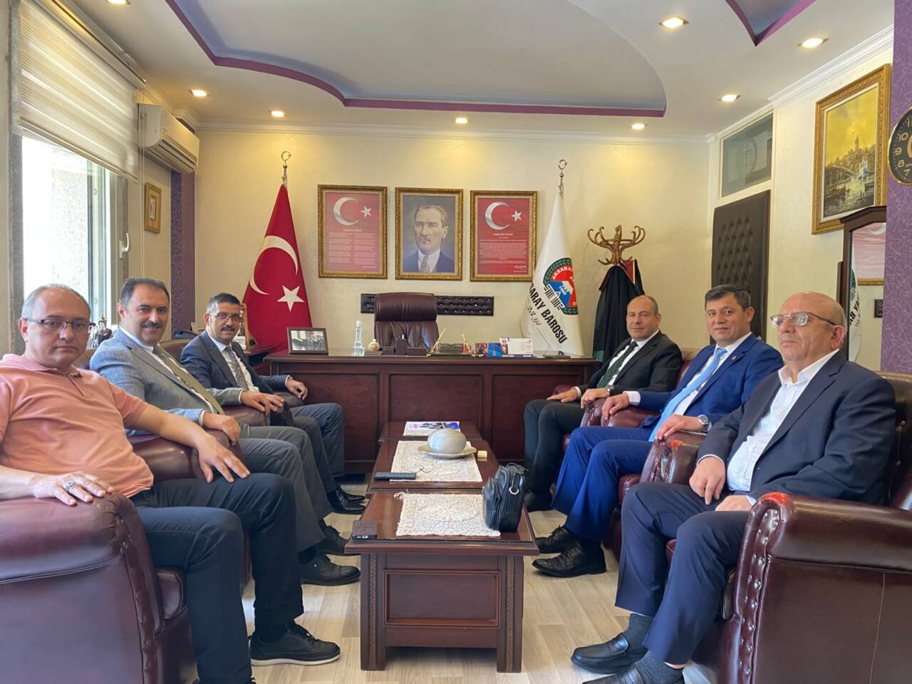 Cumhuriyet Başsavcı Vekili ve Adalet Komisyonu Başkanı, Aksaray Barosu’nu ziyaret