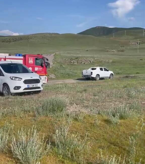 Erzurum’un Horasan ilçe kırsalında hayvan