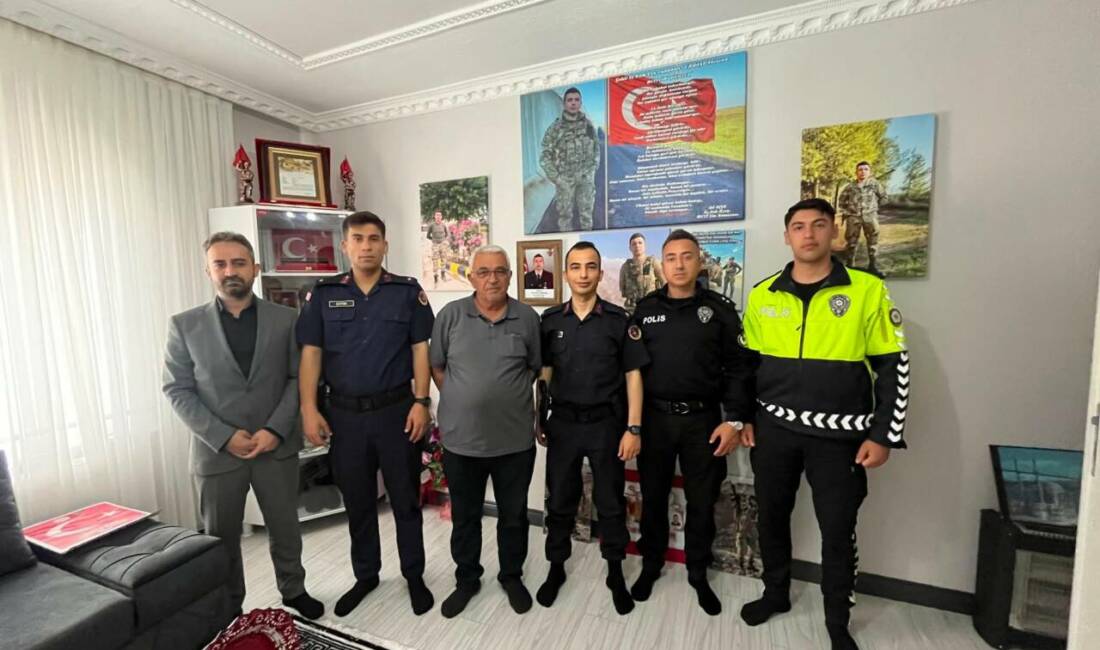 Ağaçören’de Kurban Bayramı dolayısıyla şehit aileleri ve gaziler ziyaret edildi.