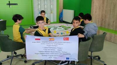 Kömürcü Mehmet Baysal İlkokulu’nun ortağı olduğu Erasmus+ “Genç Kaşifler İçin