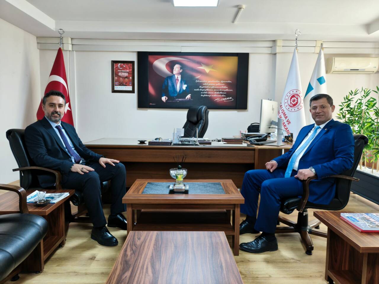 Aksaray Baro Başkanı Av. Erçin Mevlüt Düzgün, İŞKUR İl Müdürü