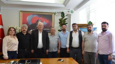 Aksaray Berberler ve Kuaförler Odası heyeti, Birlik Başkanlığına seçilen Veysel
