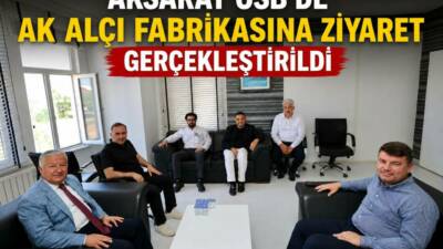 Aksaray Valisi Murat Duru, Belediye Başkanı Dr. Evren Dinçer ve