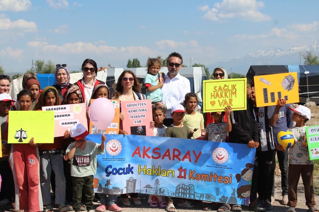 12 Haziran Dünya Çocuk İşçiliğiyle Mücadele Günü kapsamında Aksaray’da düzenlenen