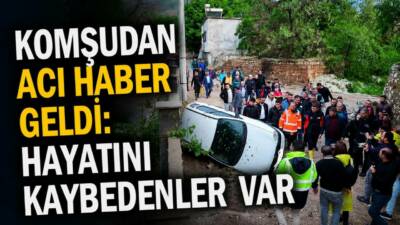 Niğde’de etkili olan dolu ve sağanak yağışlar Gümüşler Beldesi’nde sele