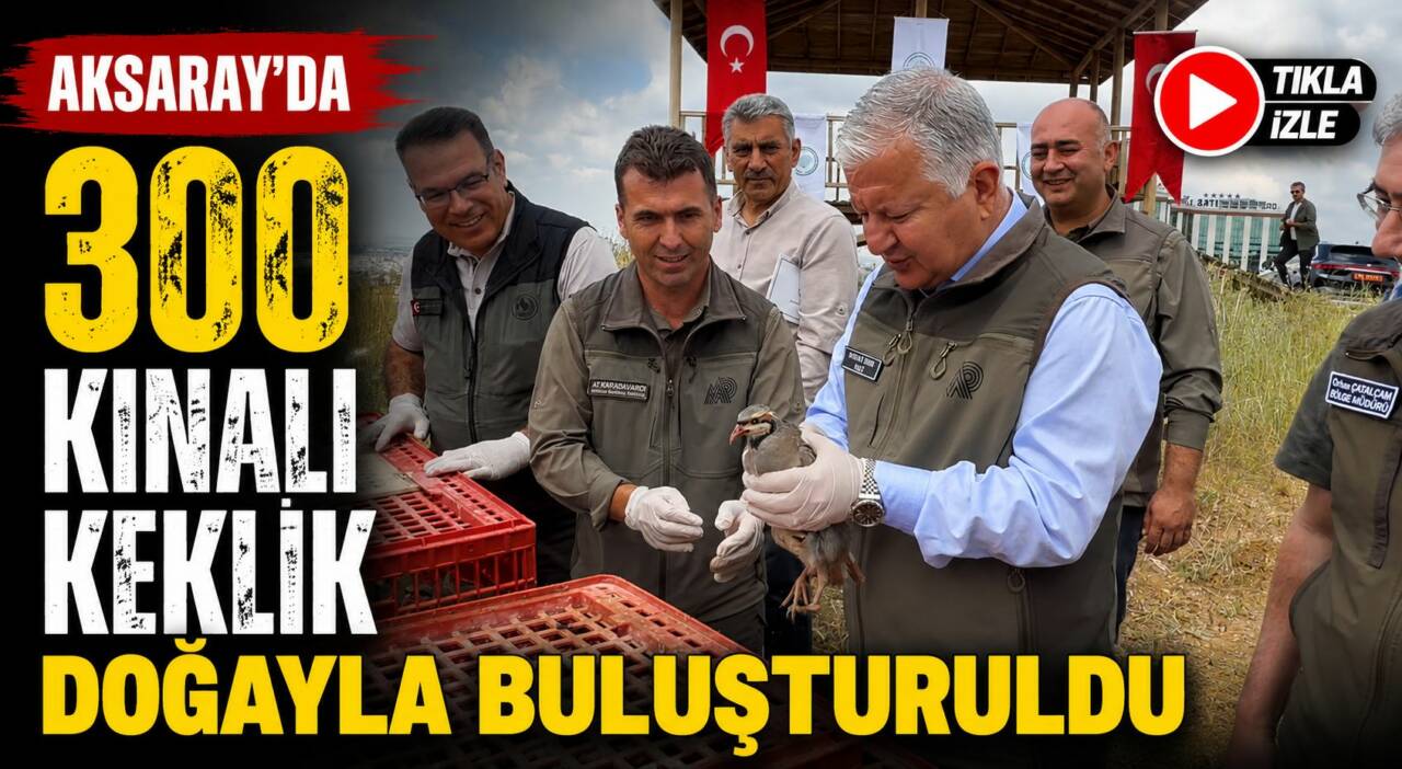 Aksaray’da Doğa Koruma ve Milli Parklar Genel Müdürlüğü tarafından yürütülen