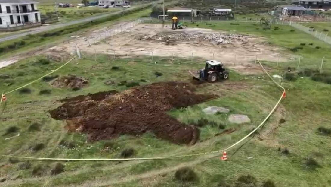 Aksaray’da hayvan gübresi boşaltırken dökülen