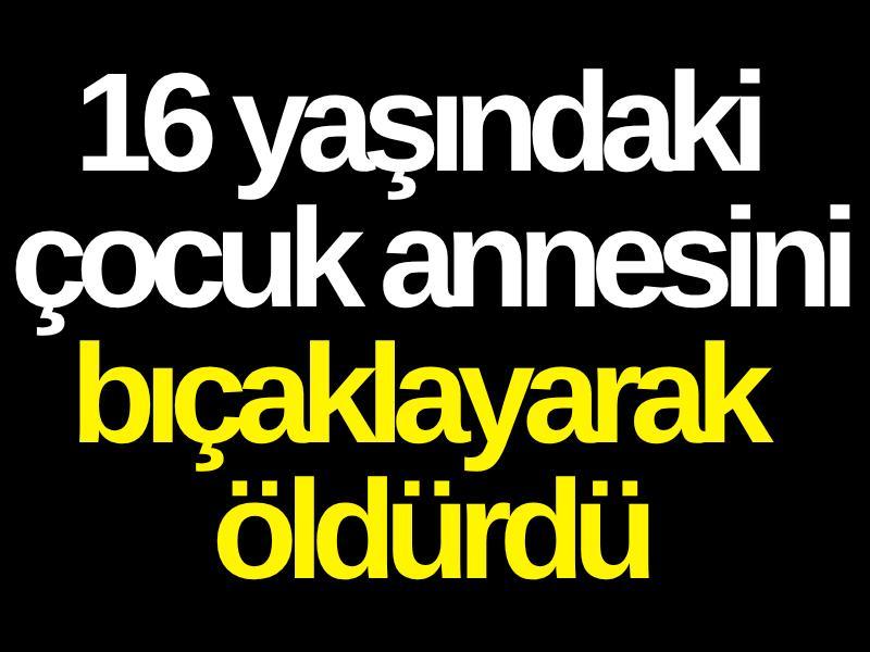 Adana'nın Saimbeyli ilçesinde 16 yaşındaki kız çocuğu, annesini evde bıçaklayarak