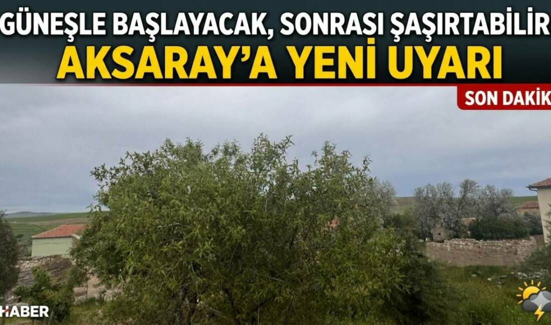 Aksaray’da günün ilk saatlerinde parçalı bulutlu hava etkili olacak. Ancak