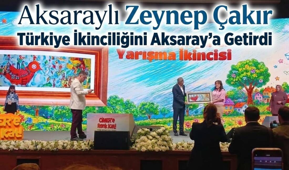 Cumhurbaşkanlığı İletişim Başkanlığı tarafından düzenlenen “CİMER’e Renk Kat” Resim Yarışması’nda