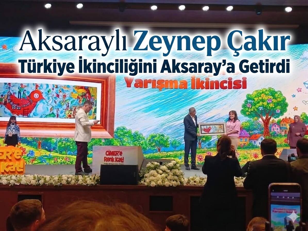 Cumhurbaşkanlığı İletişim Başkanlığı tarafından düzenlenen “CİMER’e Renk Kat” Resim Yarışması’nda
