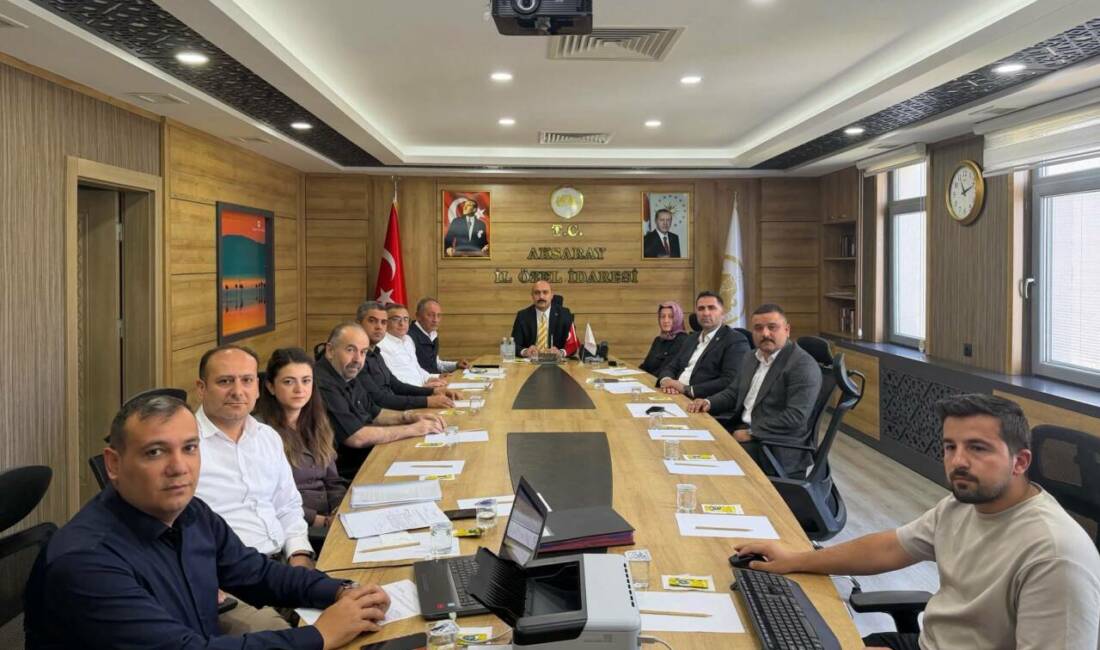 Jeotermal ruhsat sahaları için ihale düzenlendi Aksaray İl Özel İdaresi’nde gerçekleştirilen İl Encümen Toplantısında gündemdeki konular