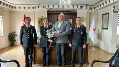 Ağaçören Kaymakamı Metin Korkmaz, Jandarma Teşkilatının 187. kuruluş yıl dönümü