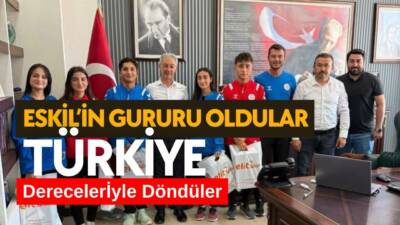 Eskil’i farklı atletizm branşlarında temsil ederek Türkiye dereceleri elde eden