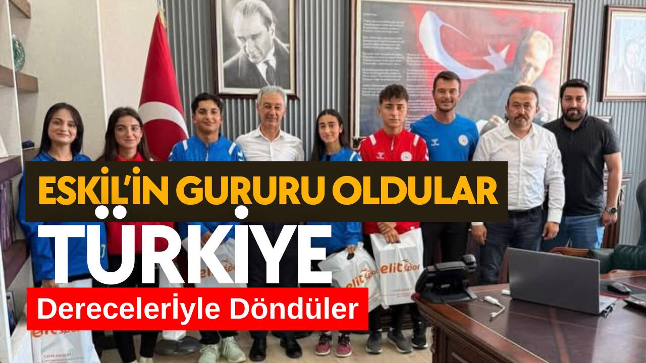Eskil’i farklı atletizm branşlarında temsil ederek Türkiye dereceleri elde eden