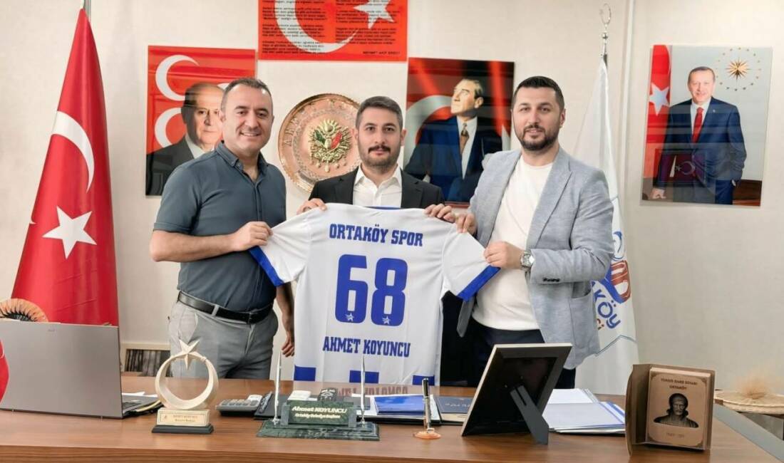 Ortaköyspor’dan Başkan Koyuncu’ya teşekkür forması Aksaray Amatör Küme’de başarılı bir sezon geçirerek ligi ikinci sırada