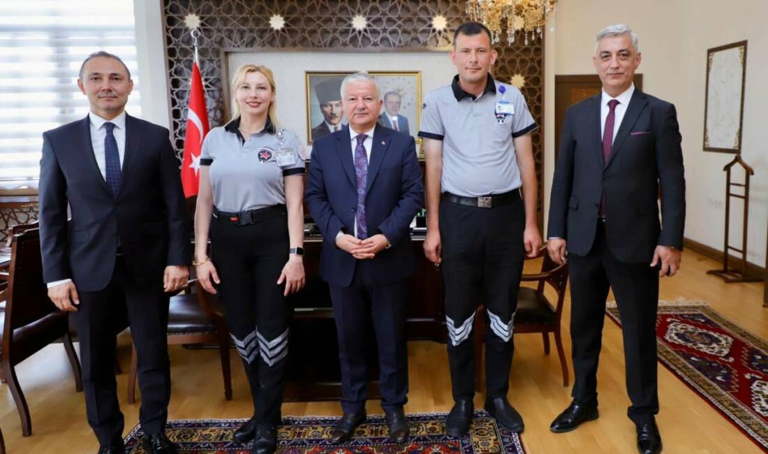 Özel Güvenlik Haftası kapsamında İl Emniyet Müdürlüğü yöneticileri ve özel