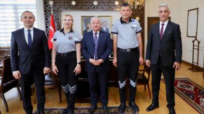 Özel Güvenlik Haftası kapsamında İl Emniyet Müdürlüğü yöneticileri ve özel