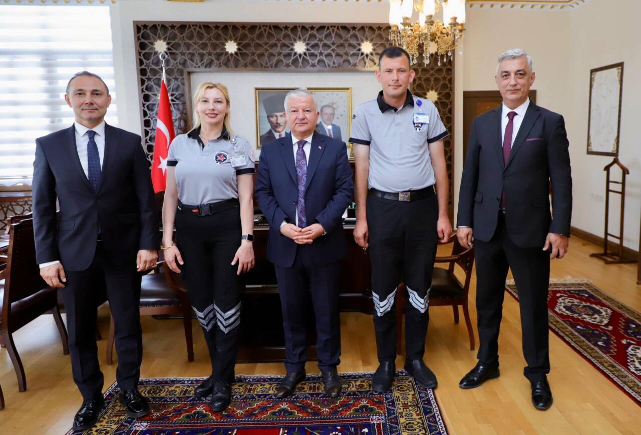 Özel Güvenlik Haftası kapsamında İl Emniyet Müdürlüğü yöneticileri ve özel