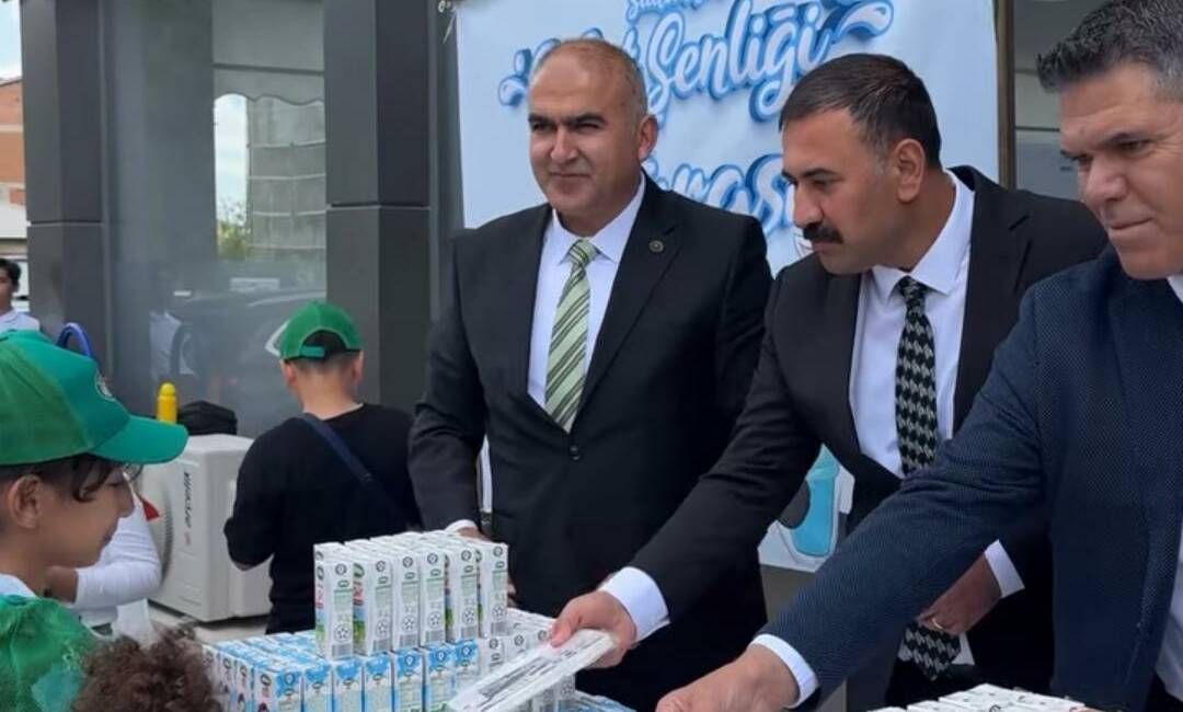 Aksaray'ın Sultanhanı ilçesinde, 1 Haziran Dünya Süt Günü kapsamında düzenlenen