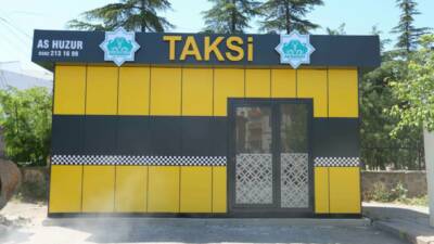 Aksaray Belediyesi, taksici esnafının çalışma koşullarını iyileştirmek için durak yenileme