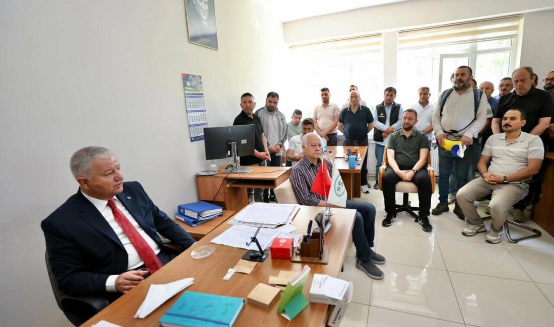 Aksaray Valisi Murat Duru, güne DSİ Aksaray Şube Müdürlüğü’nü ziyaret