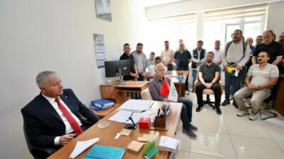 Aksaray Valisi Murat Duru, güne DSİ Aksaray Şube Müdürlüğü’nü ziyaret