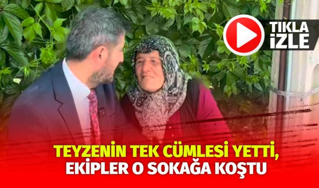 Teyzenin Tek Cümlesi Yetti, Ekipler O Sokağa Koştu Ortaköy’de bir vatandaşın evinin karşısında yılan görüldüğünü bildirmesi üzerine belediye