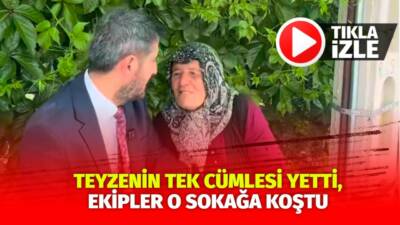 Ortaköy’de bir vatandaşın evinin karşısında yılan görüldüğünü bildirmesi üzerine belediye