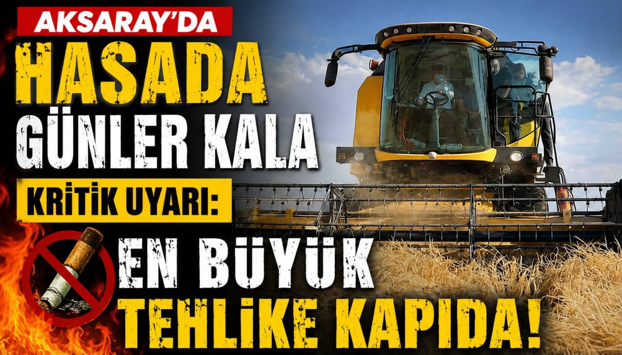 Aksaray Ziraat Odası Başkanı Emin Koçak, hasat sezonu öncesinde vatandaşlara
