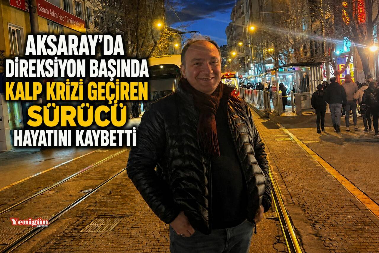 Fatih Mahallesi’nde direksiyon başında kalp krizi geçirerek kaza yapan Halil