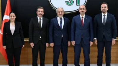 Kuzeyboru Genel Müdürü Bülent Karaman ve üst yönetimi, DSİ Genel