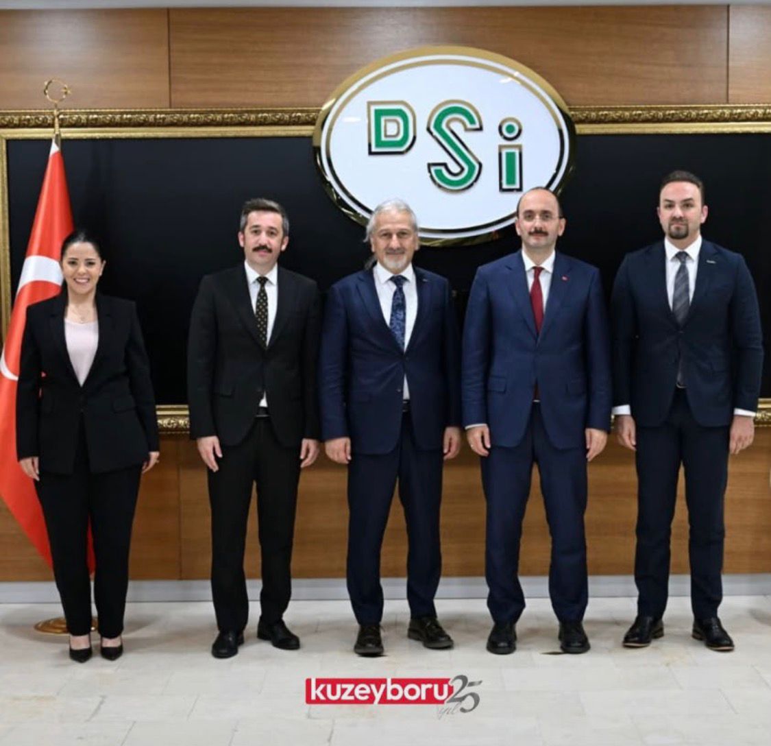 Kuzeyboru Genel Müdürü Bülent Karaman ve üst yönetimi, DSİ Genel